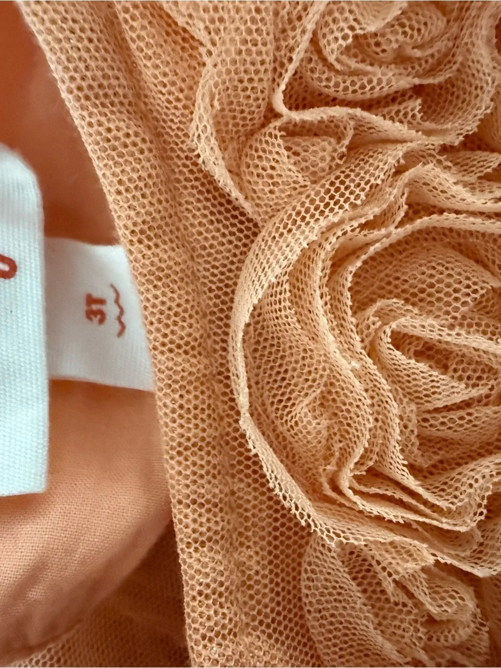 Cat & Jack Orange Rosette Tulle Dress for Girls